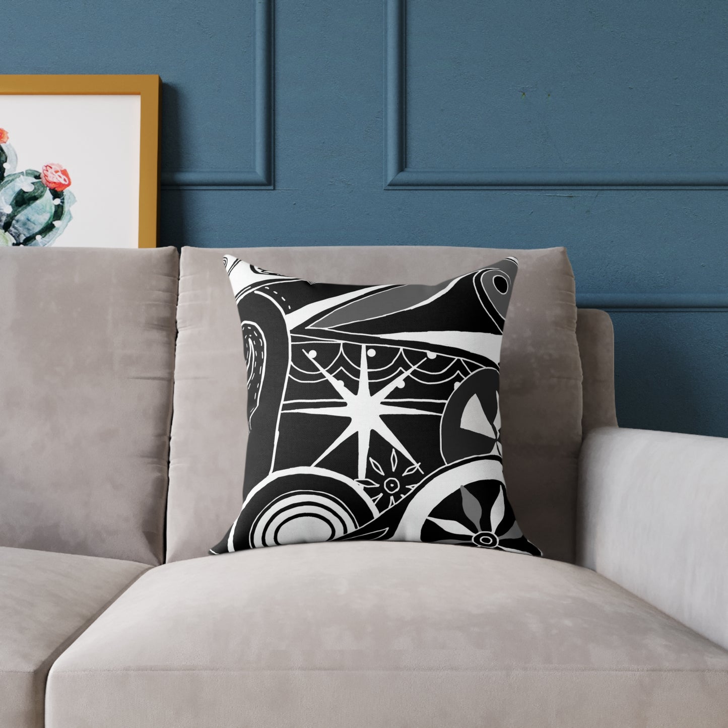 Harpoon accent pillow