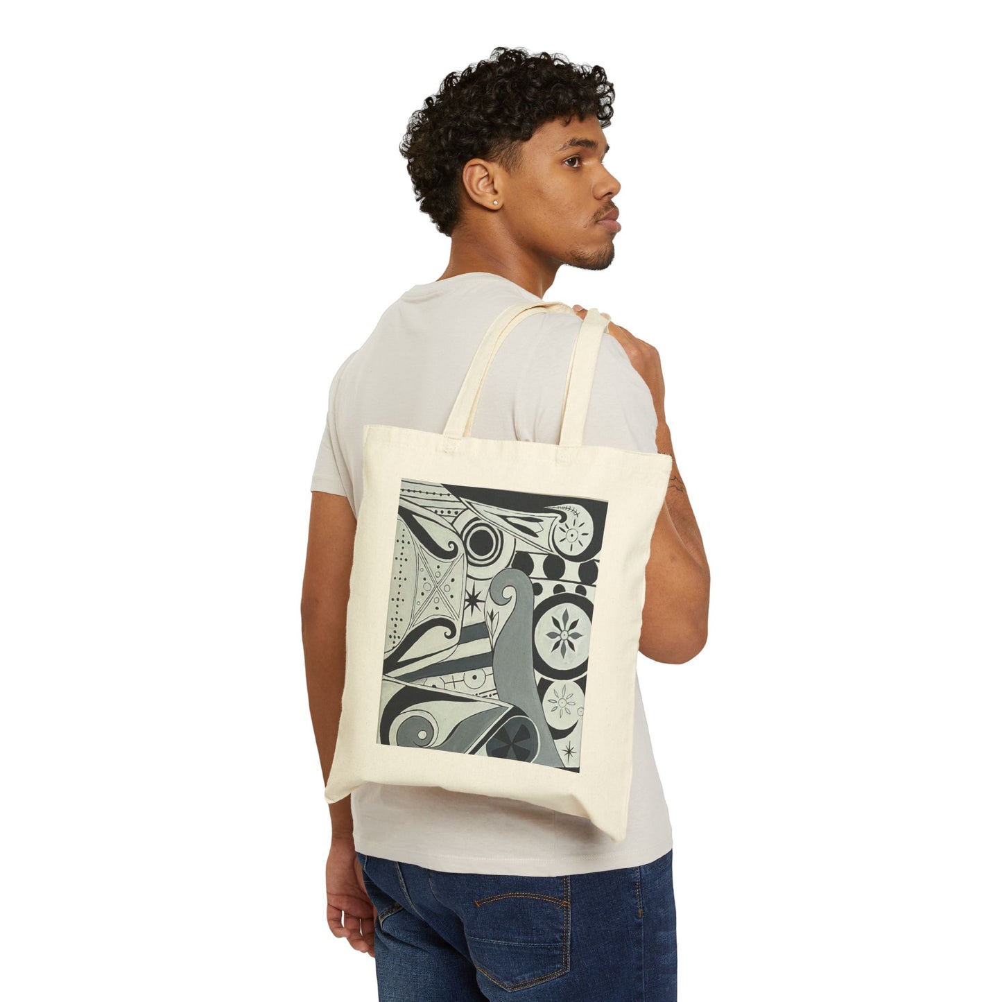 Paintings for my mother. Cotton Canvas Tote Bag