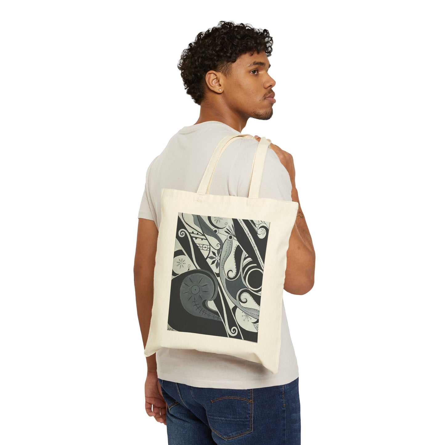 Paintings for my mother. Cotton Canvas Tote Bag