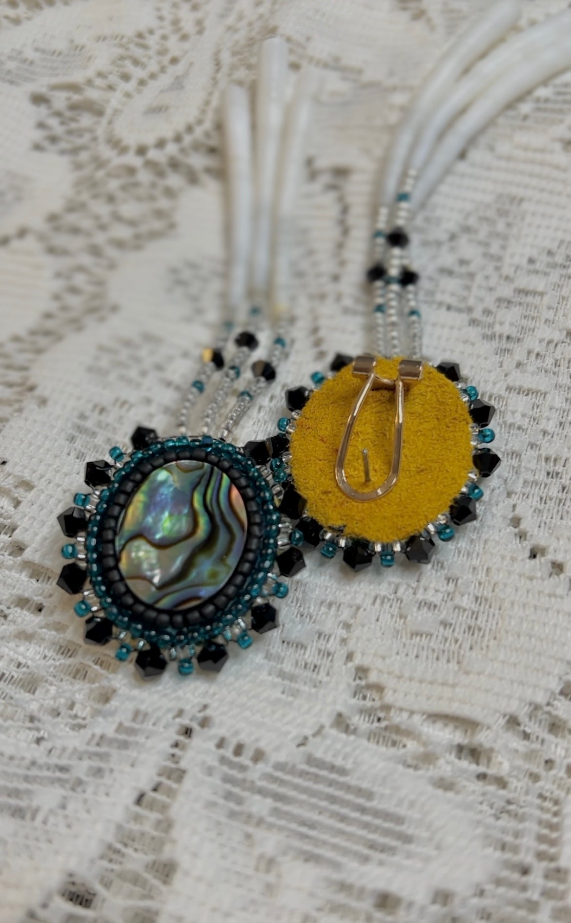 Abalone with Dentalium dangles